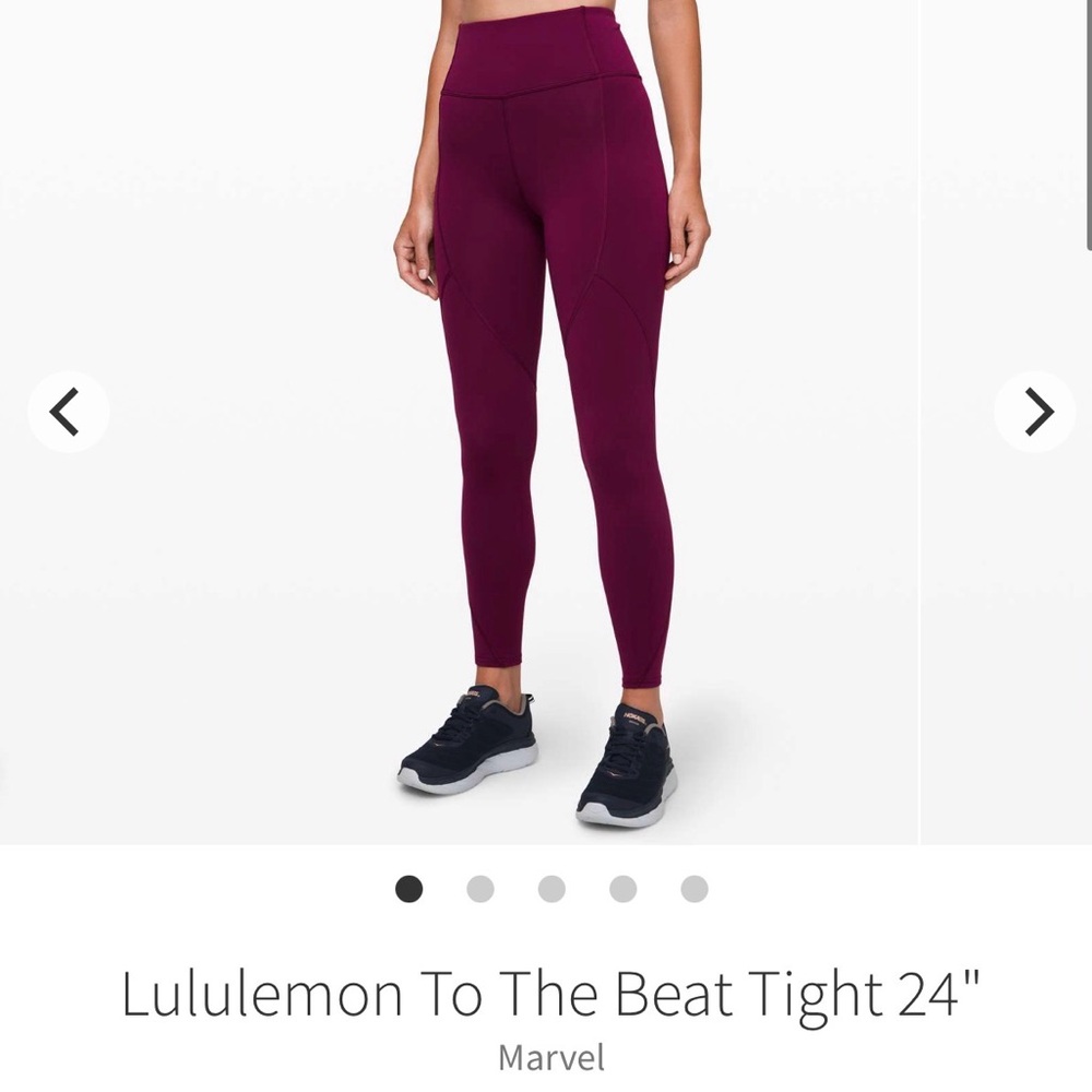 Lululemon To The Beat Leggings 24”